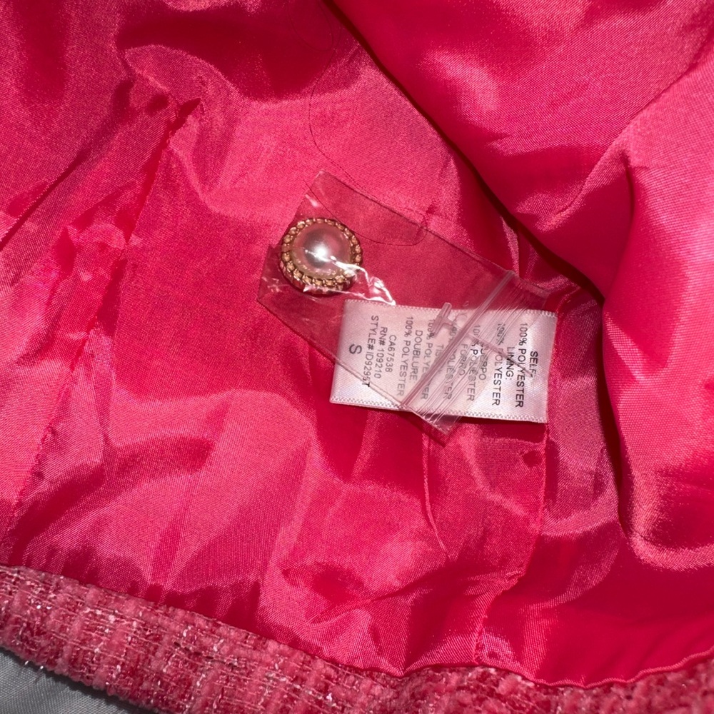 Chic Tweed Pink Skirt Set - Picture 8 of 8